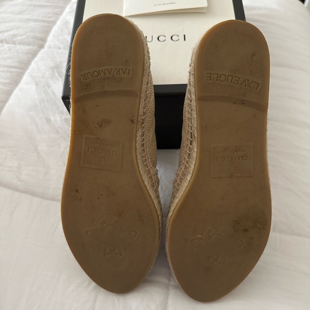Gucci Espadrille Chevron Raffia - Picture 3 of 3